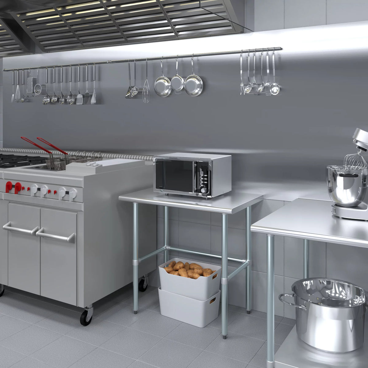 24" x 36" Stainless Steel Work Table Z55856