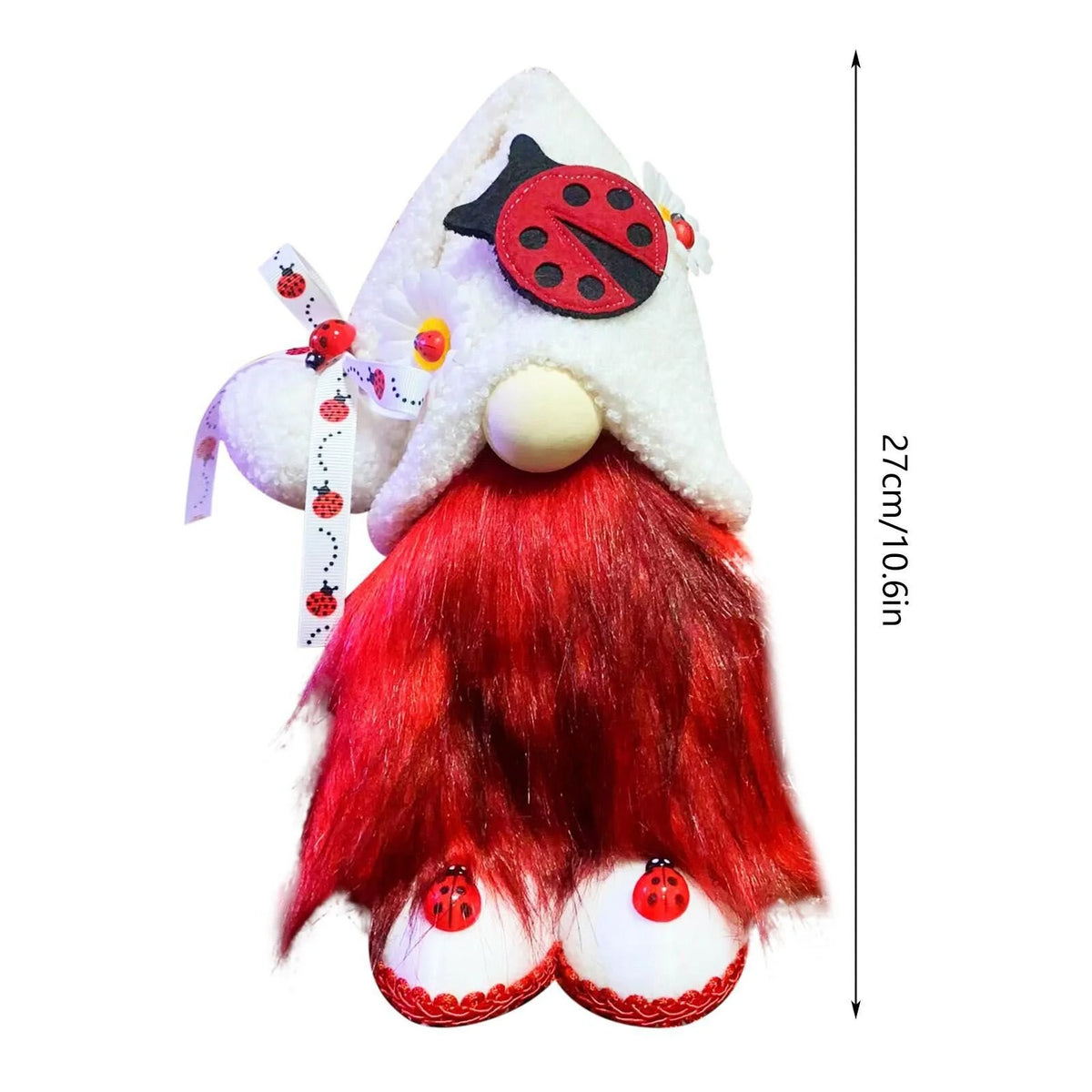 Multi-color Ladybugs Daisy Holiday Ornament Doll Decorations G4412