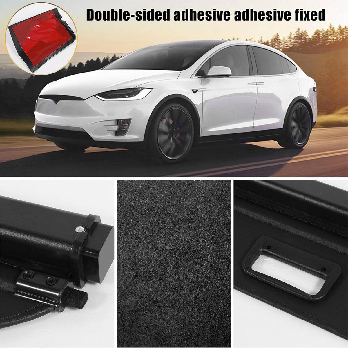 Waterproof Retractable Car Trunk Cover Pack of 2 C711