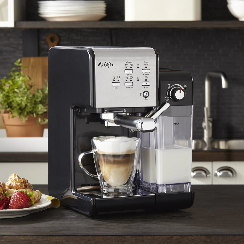 Black Espresso and Cappuccino Machine C212