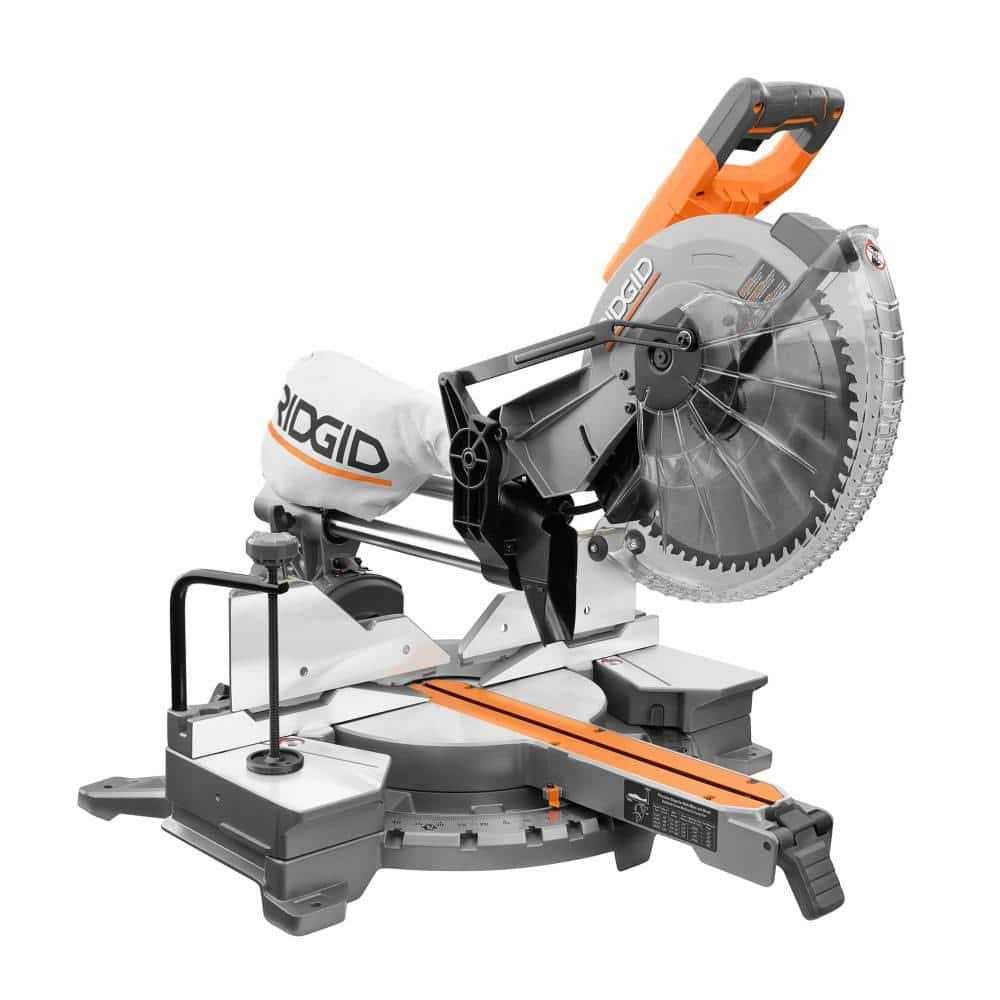 15 Amp Corded 12 in. Dual Bevel Sliding Miter Saw with LED Cut Line Indicator X33365