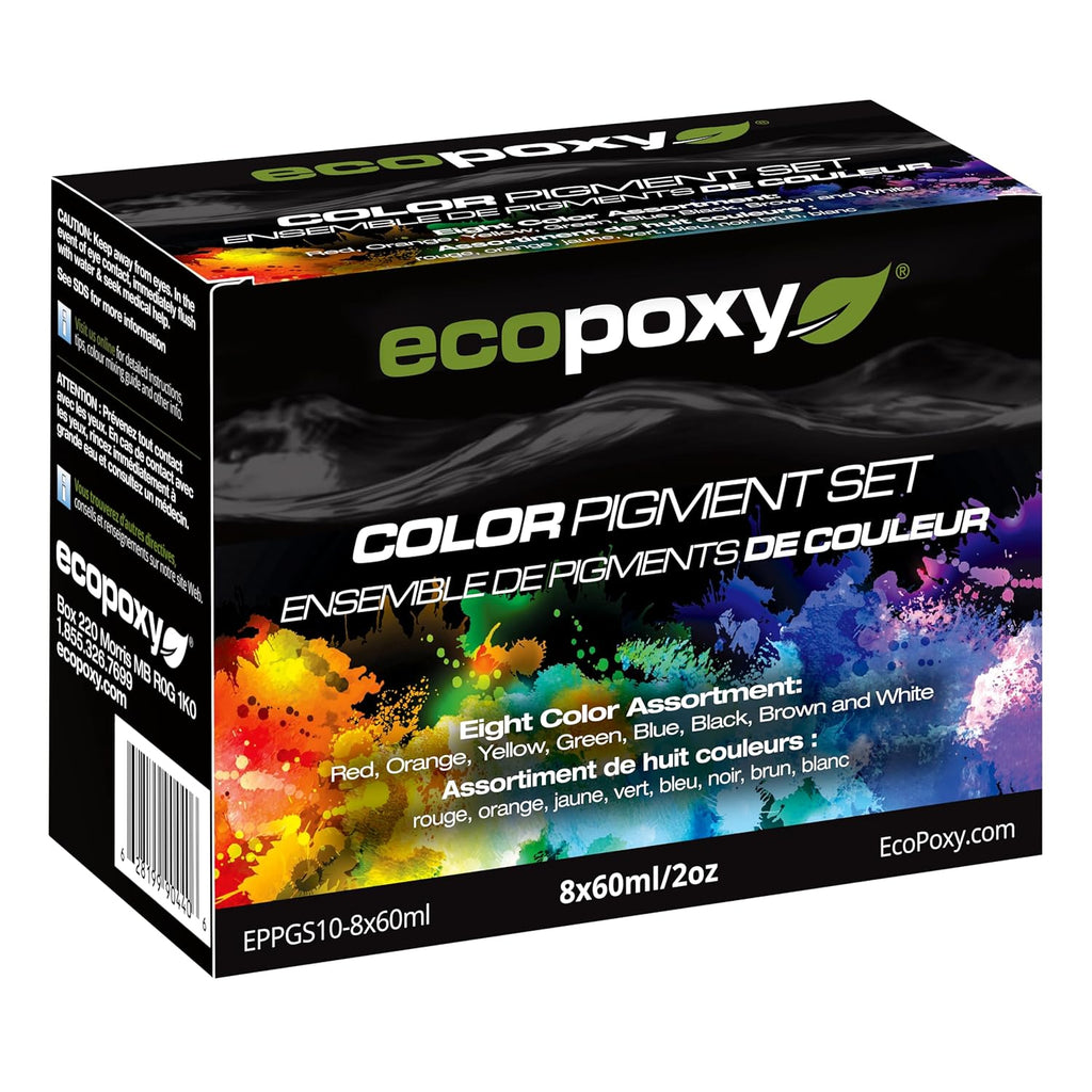 3.2 Gal Deep Pour Epoxy Resin with 8 x 60ml Pigment Kit D8018