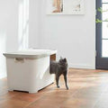 Multi-Function Covered Cat Litter Box, 29-in, With Tray M678