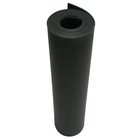 Black 1/4 in. Rubber Sheets and Rolls X6567