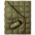 Puffy Packable Water-Resistant Camping Blanket (Olive) Q834