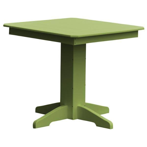 Recycled Plastic Square Dining Table J998