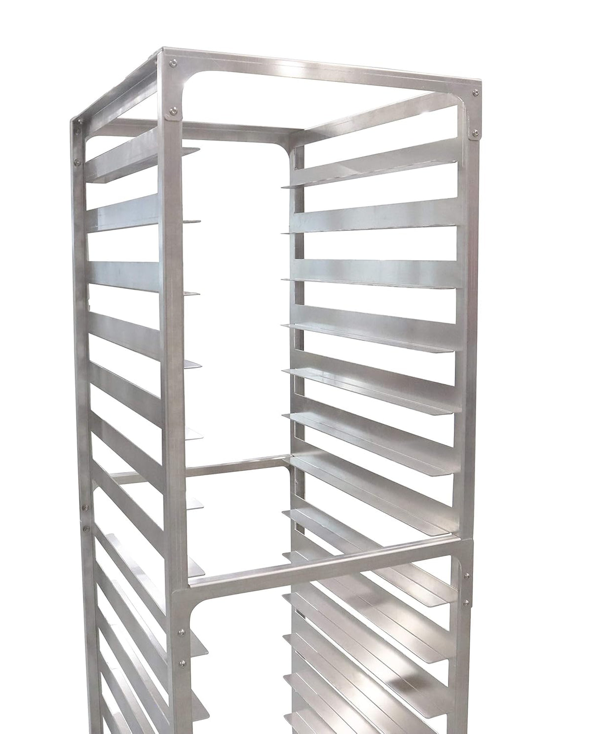 15 Tier Aluminium Bun Rack with Heavy Duty Plate Casters C188