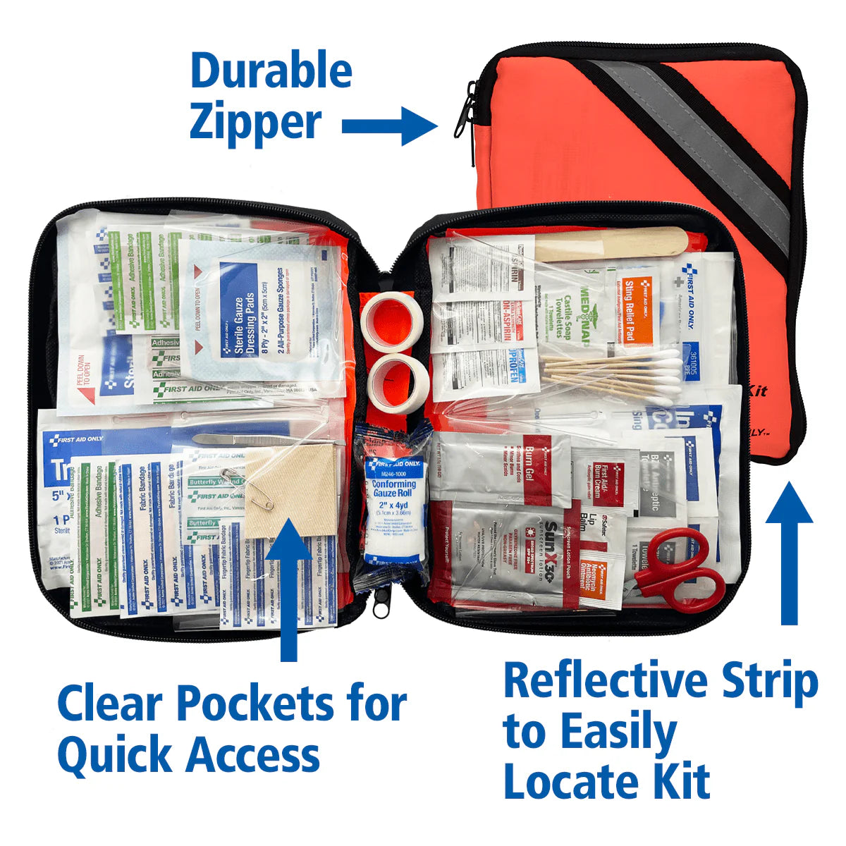 Outdoor First Aid Kit 205 Pieces R112