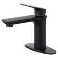 Matte Black Single Hole Single-Handle Bathroom Faucet C8441