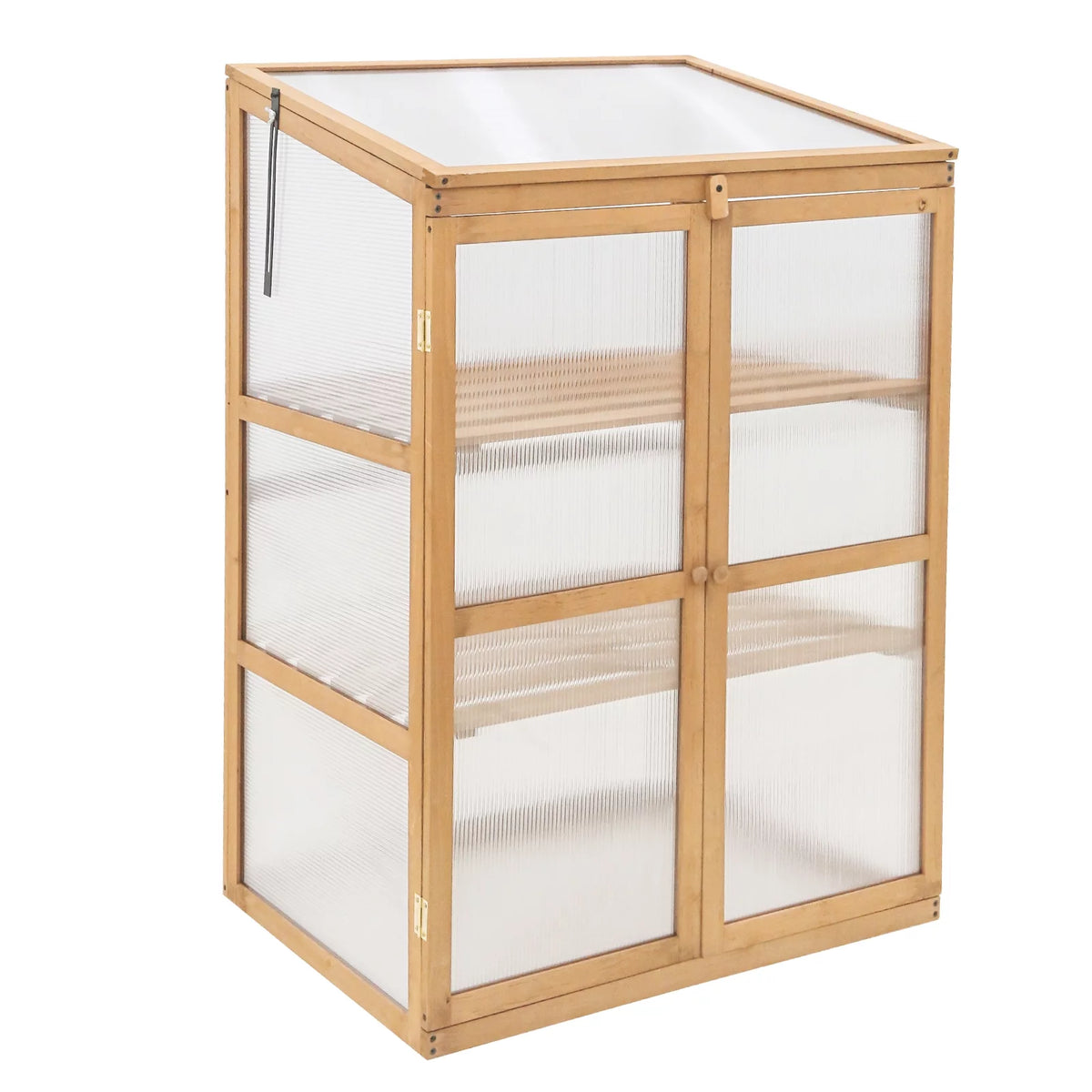 Cold Frame Greenhouse with Adjustable Shelves A6281