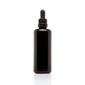 Black Ultraviolet Glass Bottle 10-Pack Set with Glass Eye Dropper B303833