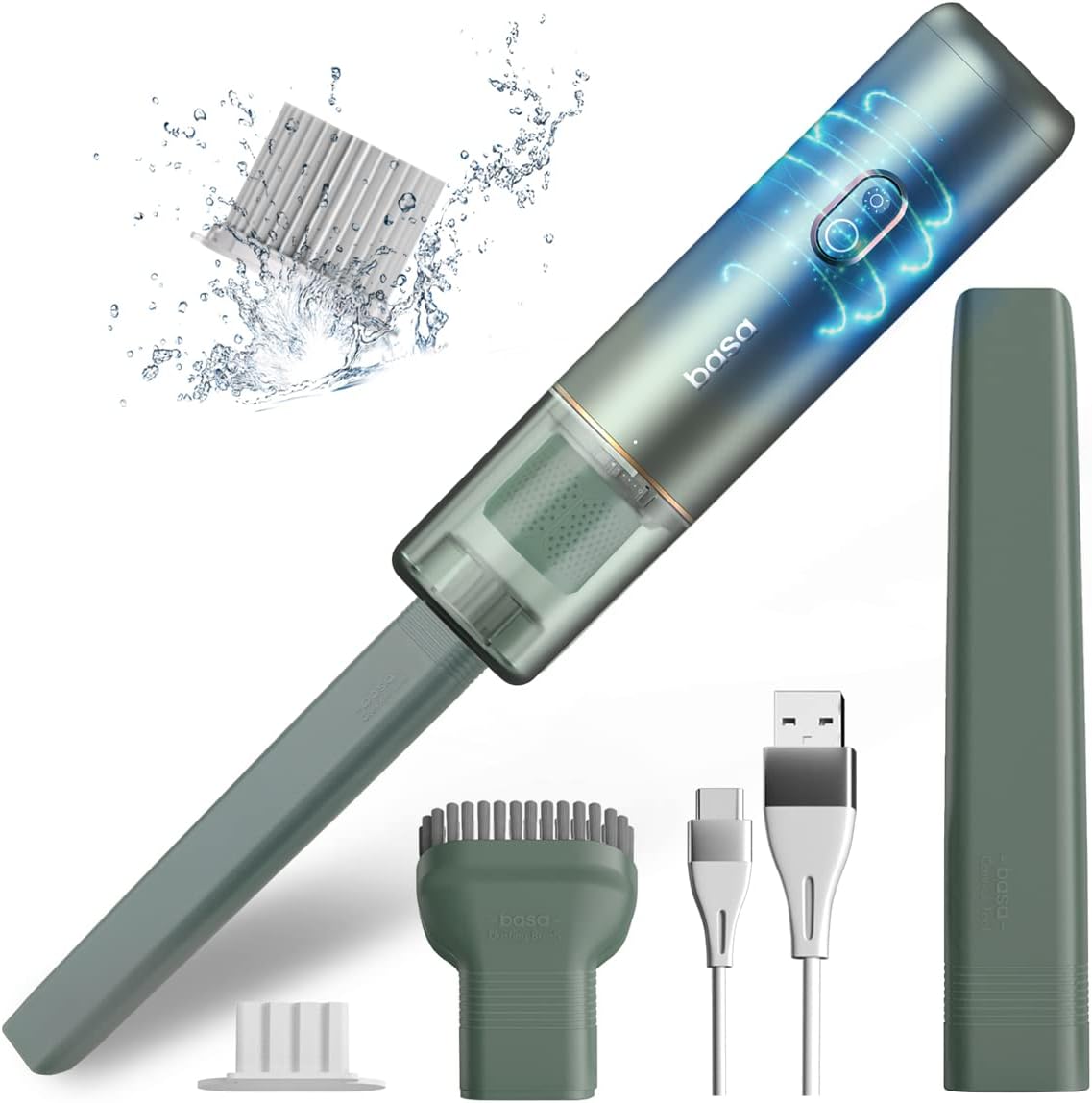 Mini Cordless Handheld Vacuum with 16Kpa Suction Rechargeable Li-ion Battery Z83567