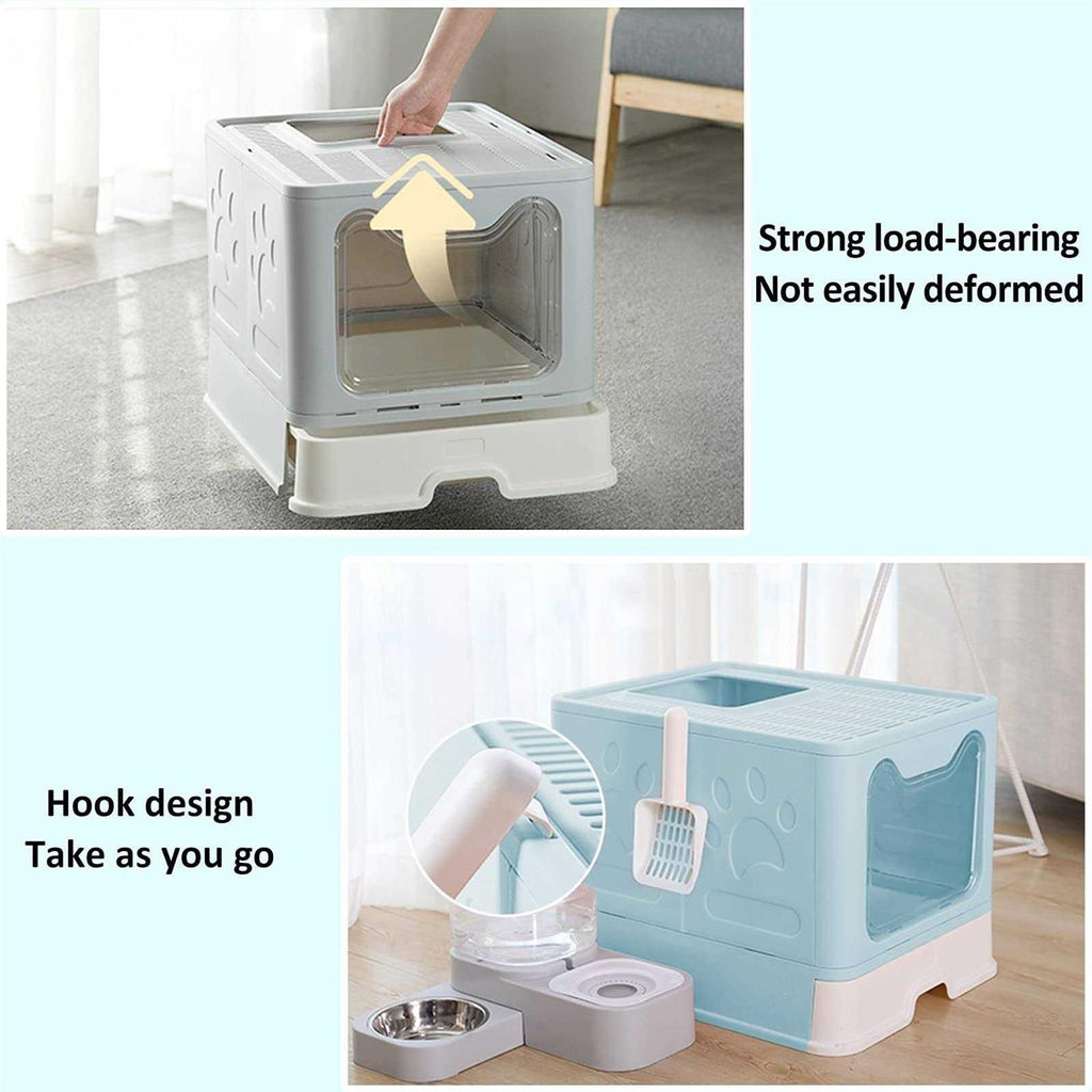 Enclosed Top Entry Cat Litter Box S5314