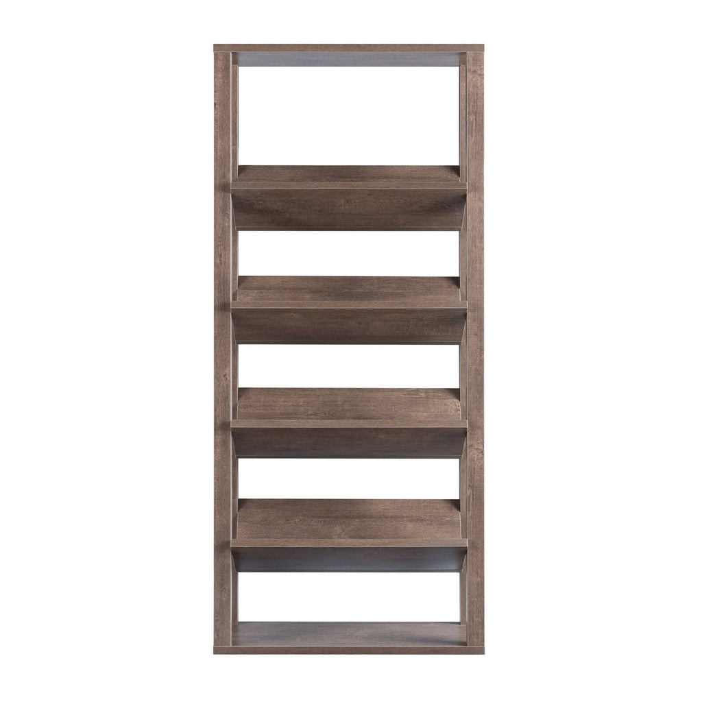 Walnut Oak 5-Shelf Bookcase H344712