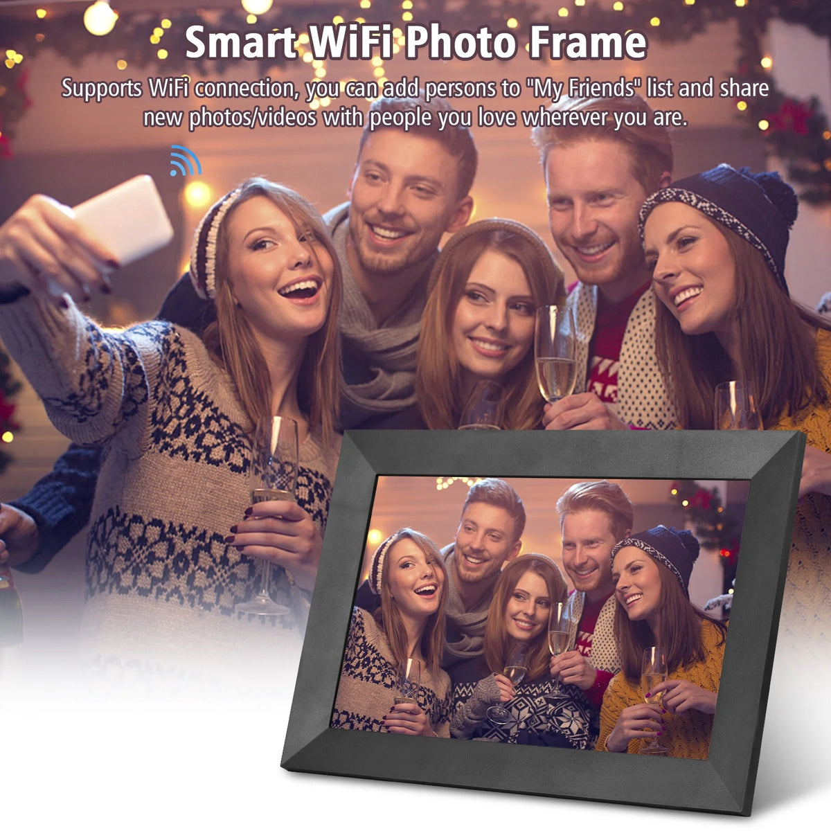 10.1 Inch Smart WiFi Digital Picture Frame I58516
