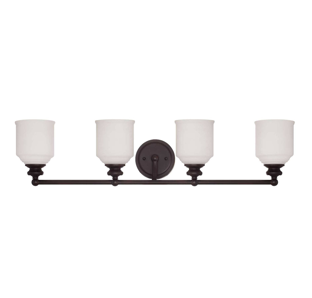 4 Light Bath Bar in English Bronze I7616