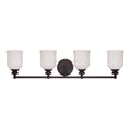 4 Light Bath Bar in English Bronze I7616