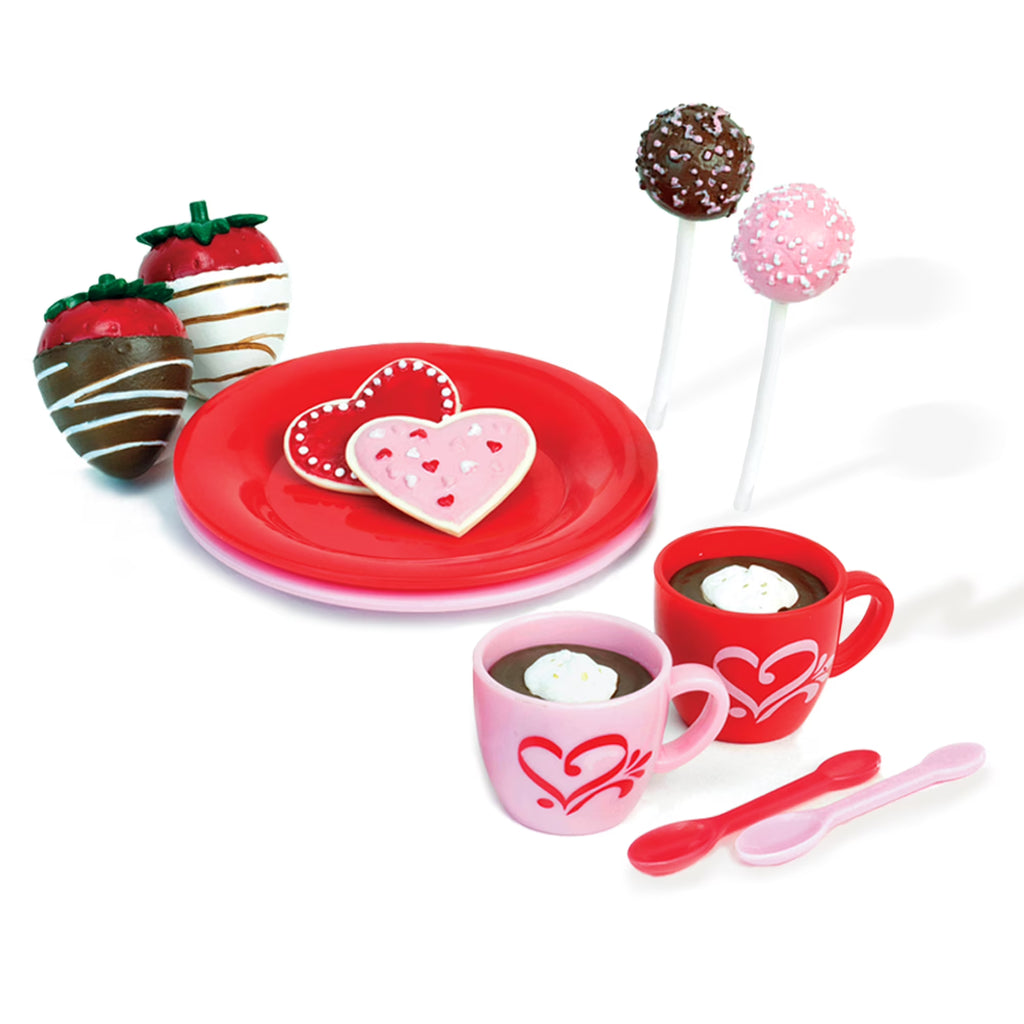 Red/Pink Dessert Set for 18 Inch Dolls C8159