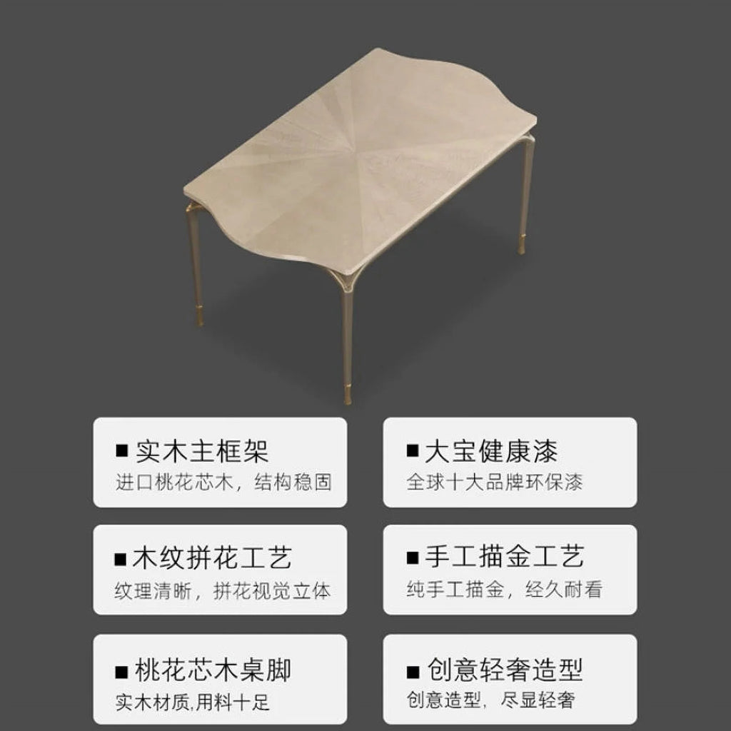 Solid Wood Dining Table Z236