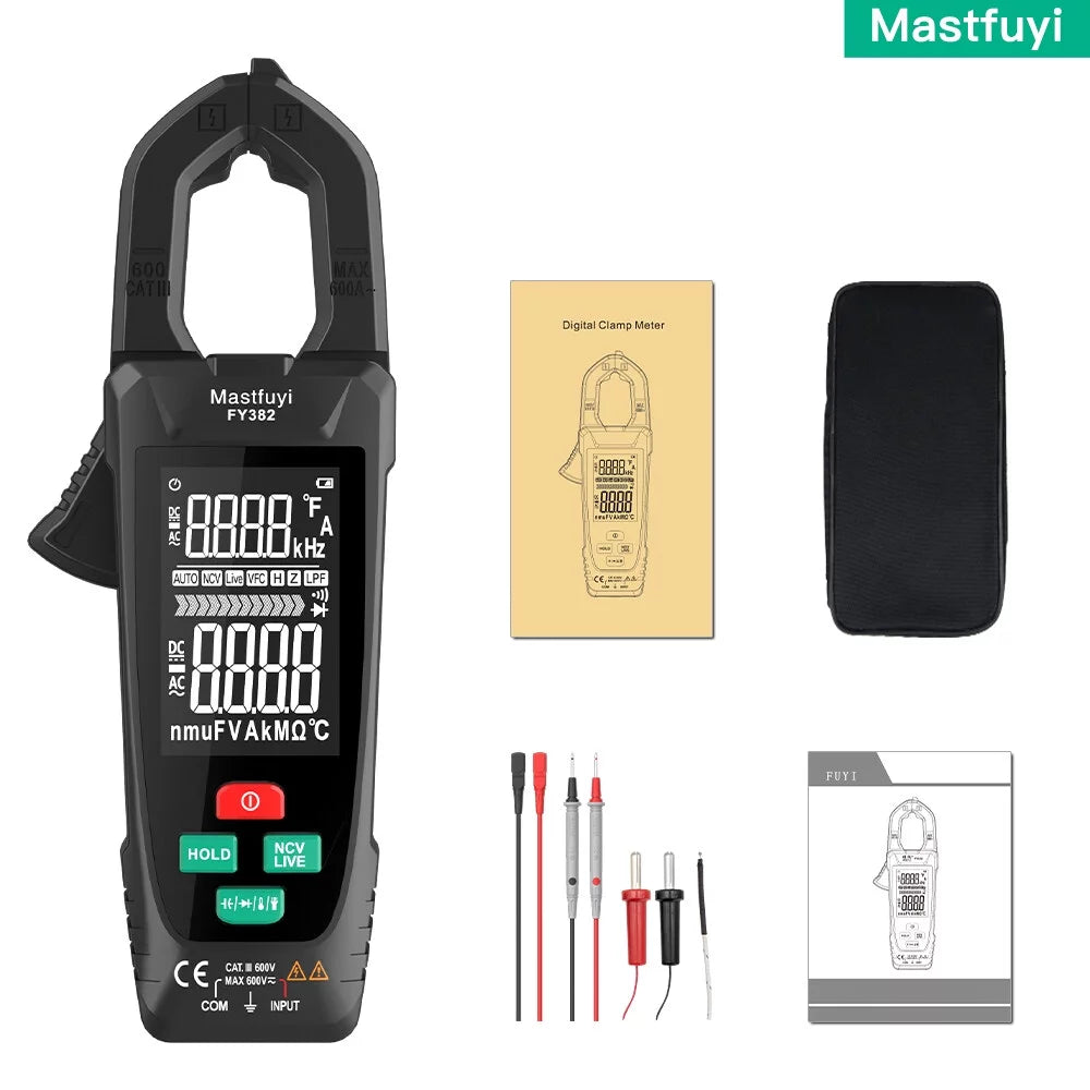 True RMS 9999 Counts Digital Clamp Meter G469