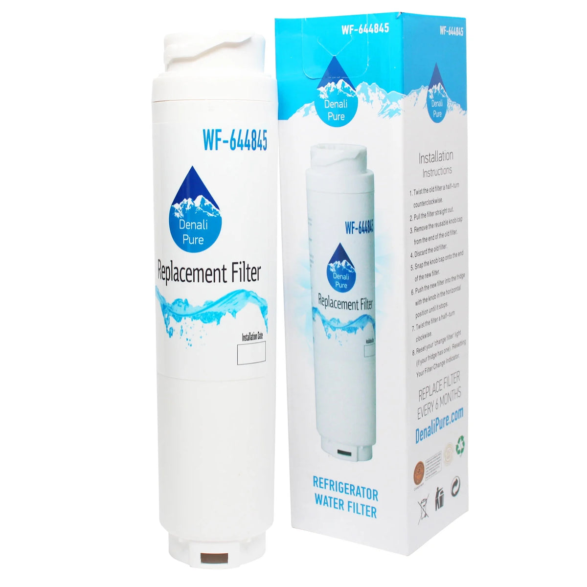 5-Pack Replacement Refrigerator Water Filter Cartridge W733053