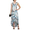 Floral Chiffon Gown J892821
