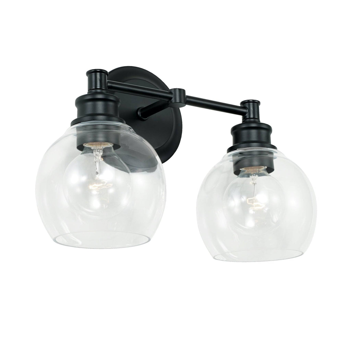 2 Light Matte Black Vanity T646269