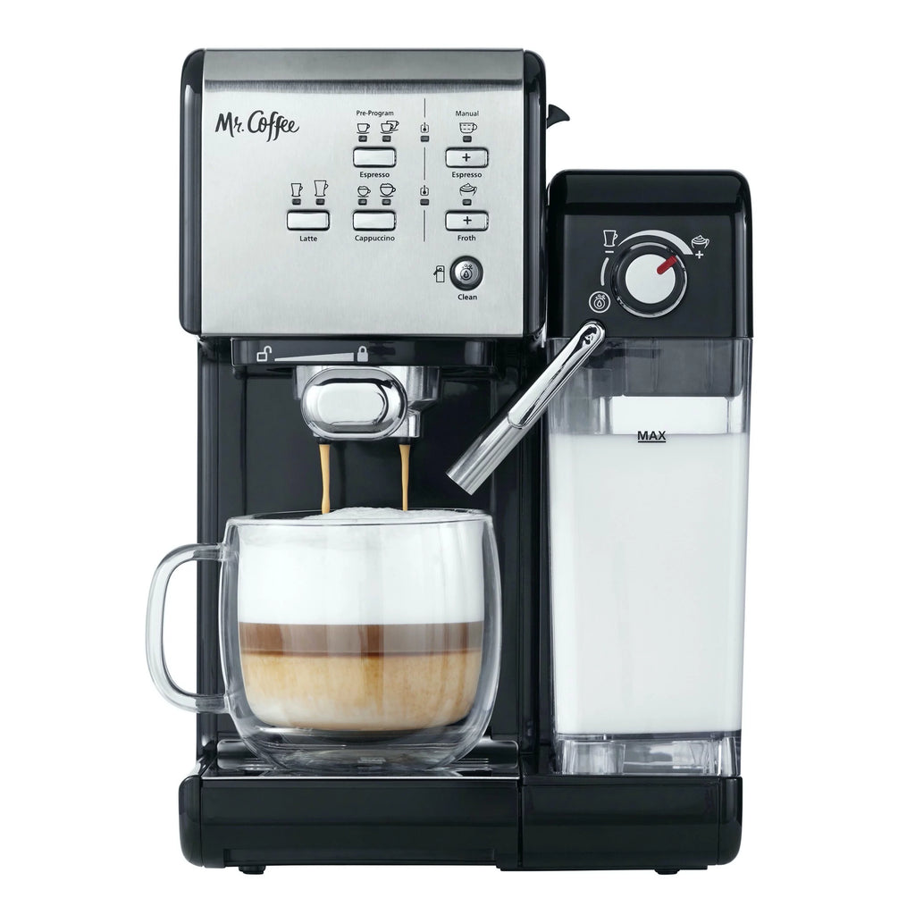 Black Espresso and Cappuccino Machine C212