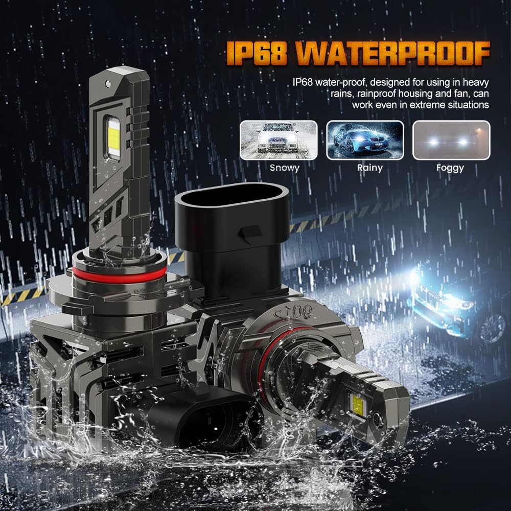 HB3 LED Headlight Bulbs 20000LM 110W 6000K Pack of 2 S3150