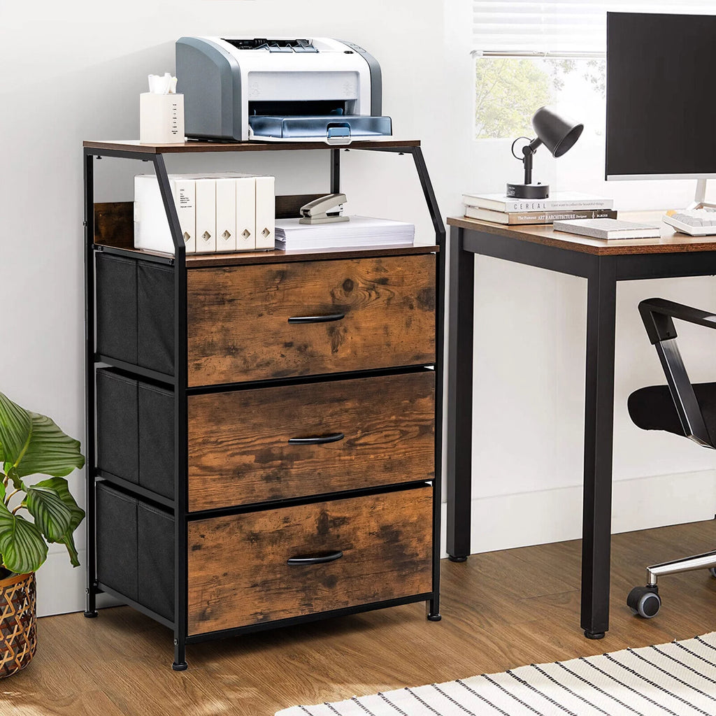 3 Drawer Dresser with Top Shelf N90395