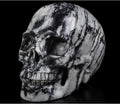 Black Crystal Skull Gemstone Sculpture Q837859
