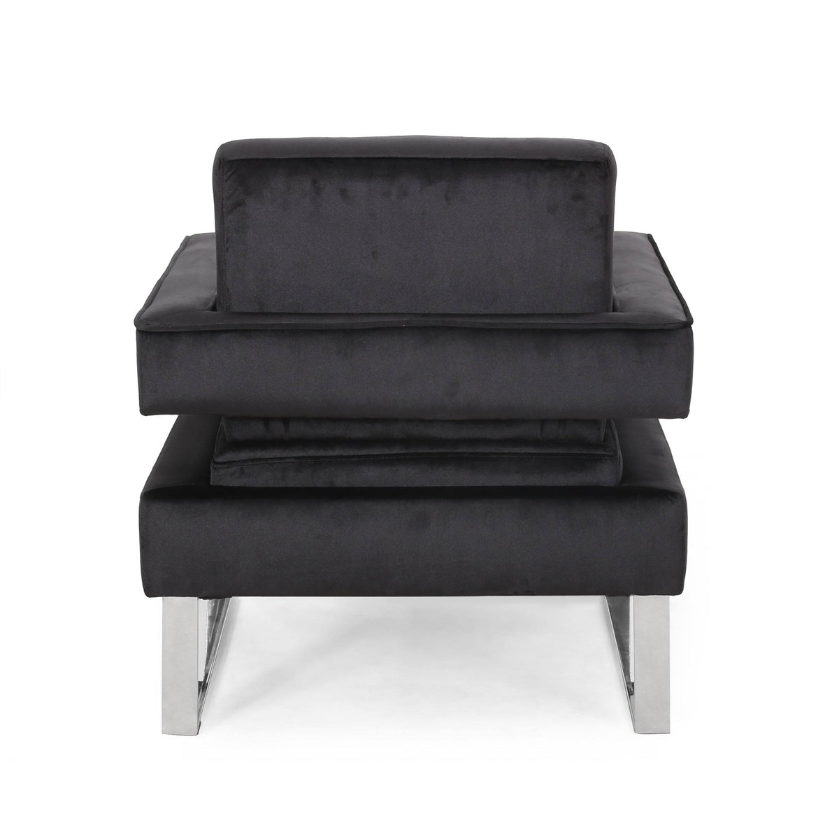 Gray Velvet Club Chair H639840