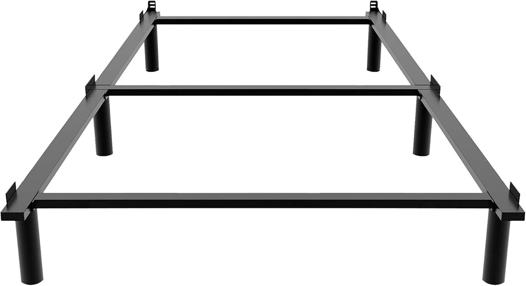 Adjustable Metal Bed Frame with 9-Leg Support E403