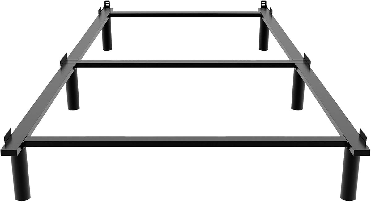 Adjustable Metal Bed Frame with 9-Leg Support E403