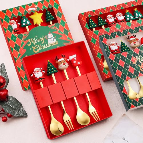 4 Pack Stainless Steel Forks and Spoons Set C7280