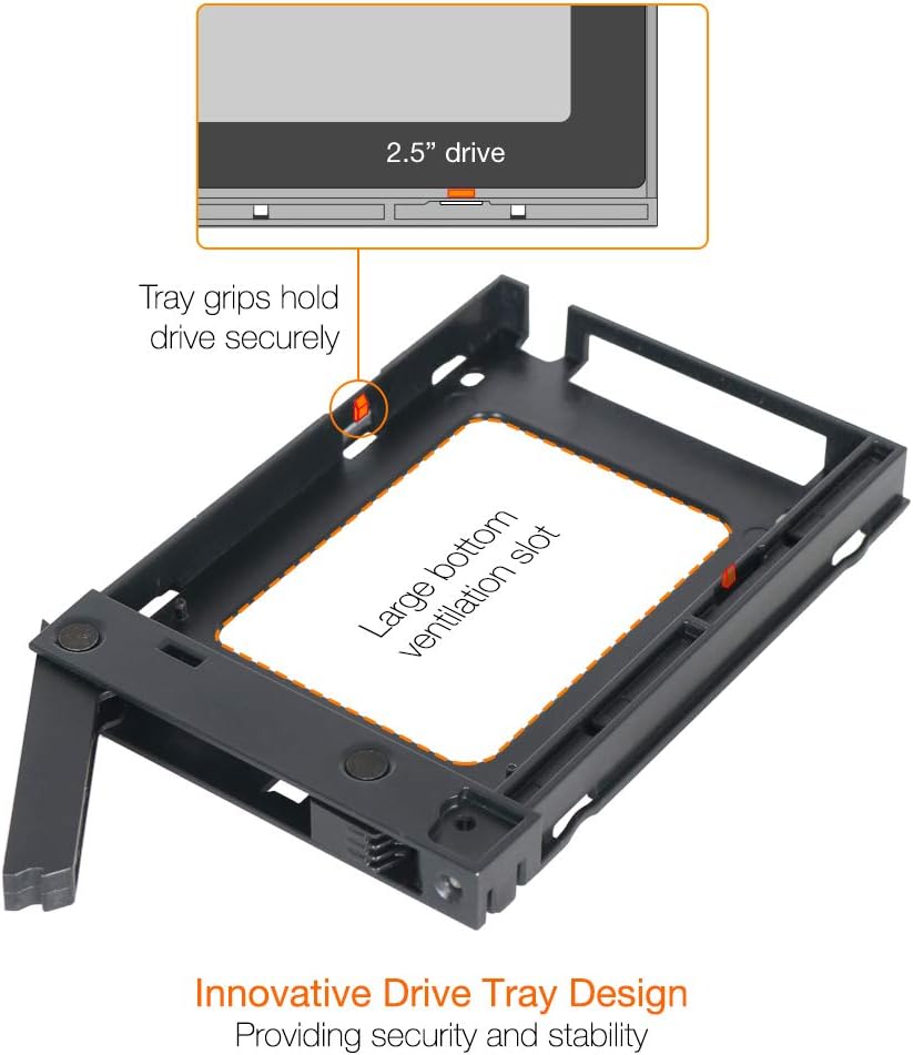 2 x 2.5 SAS/SATA HDD/SSD Mobile Rack for 3.5" Bay V4022