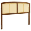 Walnut Cane King Headboard V33117