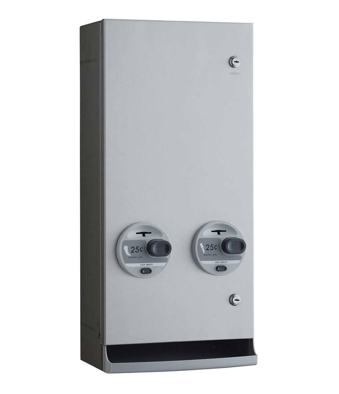 Surface Mounted Sanitary Napkin and Tampon Vendor P2711