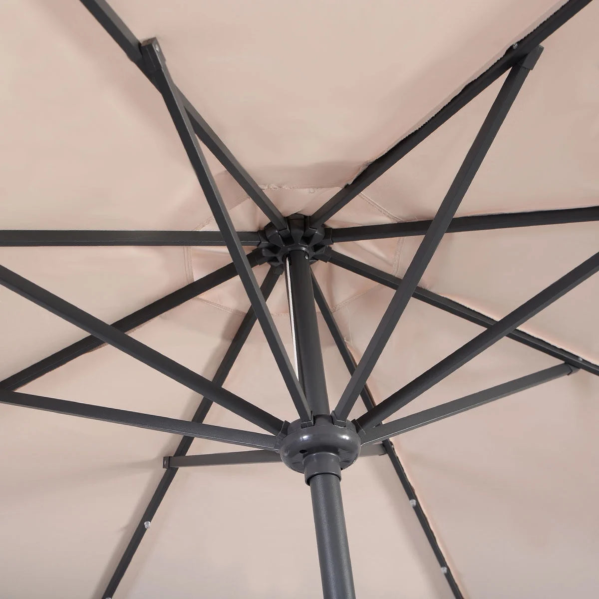10ft Solar LED Patio Umbrella K511526