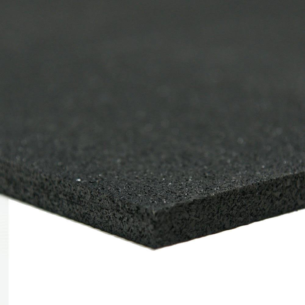 Black 1/4 in. Rubber Sheets and Rolls X6567