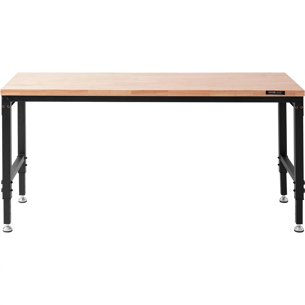 Adjustable 72" L X 25" W Workbench with Universal Wheels, 3000 LBS Load Capacity L4773