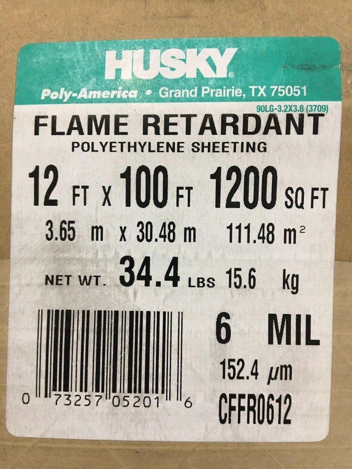 6 Mil Flame Retardant Poly Film K8689