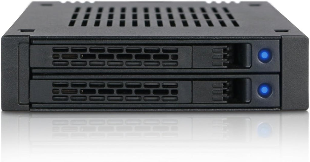 2 x 2.5 SAS/SATA HDD/SSD Mobile Rack for 3.5" Bay V4022