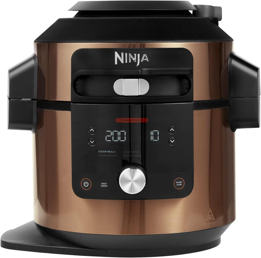 Restored Ninja 8 Qt. Pressure Cooker Steam Fryer with 5 Qt. Crisp Basket J6669
