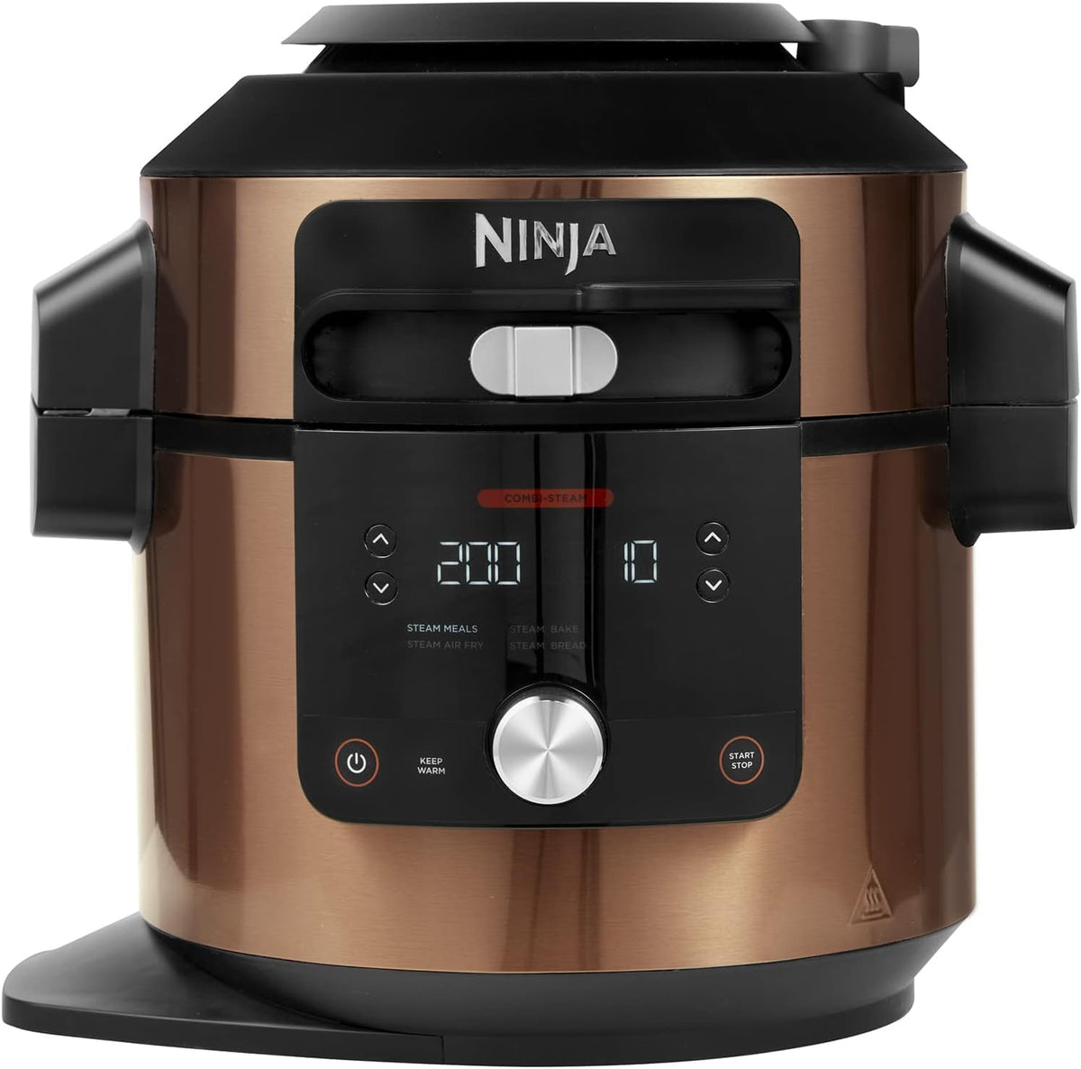 Restored Ninja 8 Qt. Pressure Cooker Steam Fryer with 5 Qt. Crisp Basket J6669