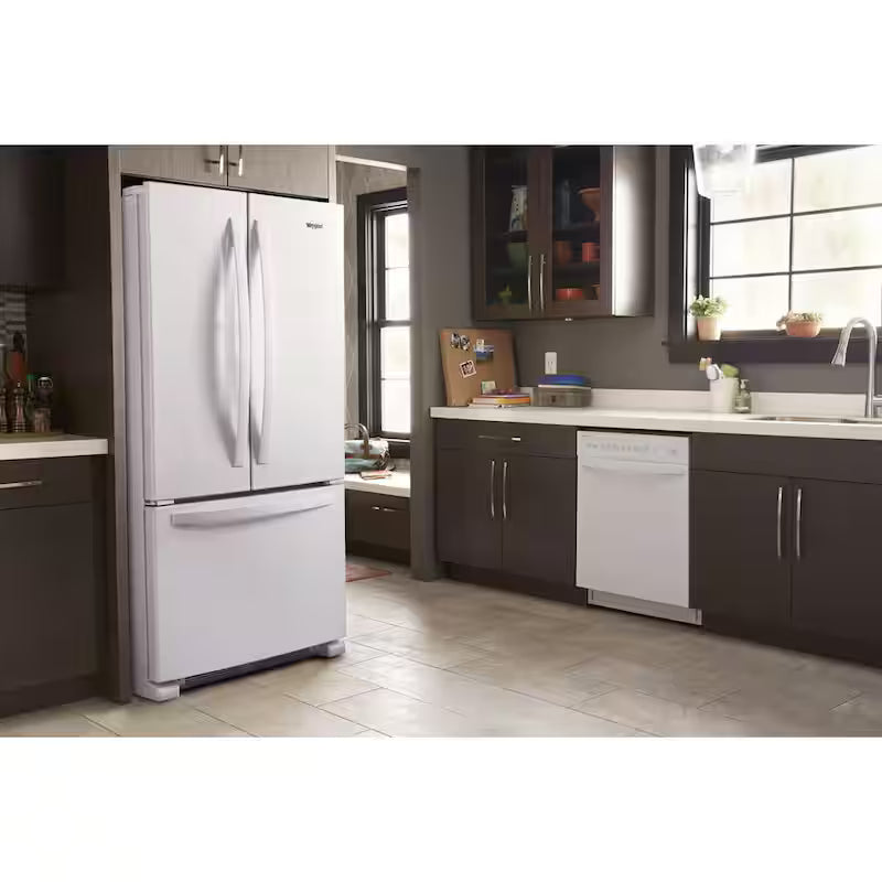 White Tall Tub Dishwasher with Stainless Steel Tub B54551