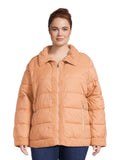 Faux Shearling Puffer Jacket A7061