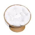Wide Polyester Swivel Papasan Chair V8813