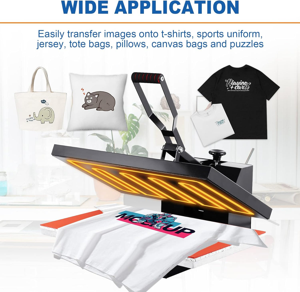 16x24" Clamshell Heat Press Machine V9295