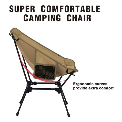 Compact Camping Chair with Side Pockets N53589